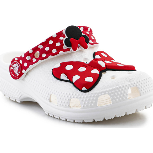 kengät Lapset Sandaalit ja avokkaat Crocs Classic Disney Minnie Mouse Clog 208710-119 Valkoinen