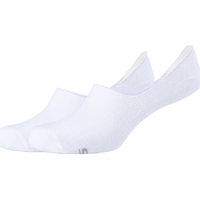 Asusteet / tarvikkeet Varrettomat sukat Skechers 2PPK Basic Footies Socks Valkoinen