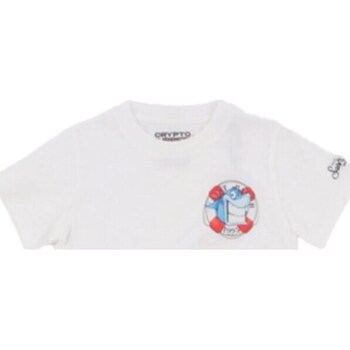 vaatteet Pojat Lyhythihainen t-paita Mc2 Saint Barth TSH0001 03060F Valkoinen