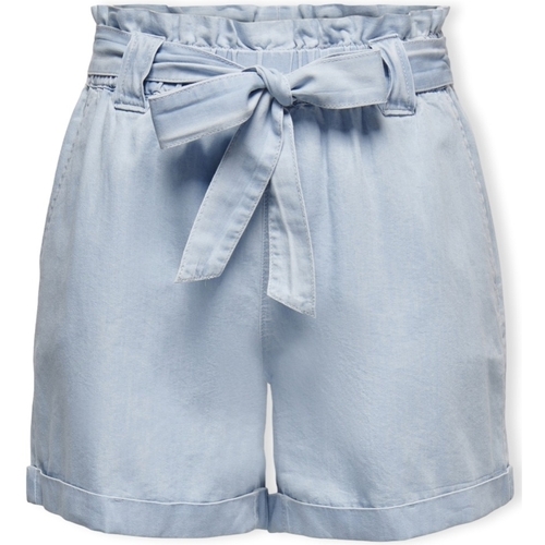 vaatteet Naiset Shortsit / Bermuda-shortsit Only Noos Bea Smilla Shorts - Light Blue Denim Sininen