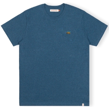 vaatteet Miehet T-paidat & Poolot Revolution T-Shirt Regular 1284 2CV - Dustblue Sininen
