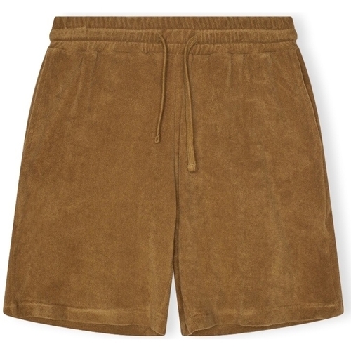 vaatteet Miehet Shortsit / Bermuda-shortsit Revolution Terry Shorts 4039 - Dark Khaki Ruskea
