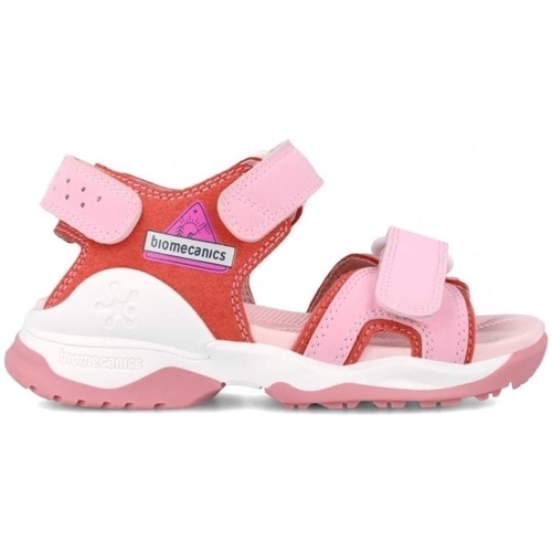 kengät Lapset Sandaalit ja avokkaat Biomecanics Kids Sandals 242281-D - Rosa Vaaleanpunainen
