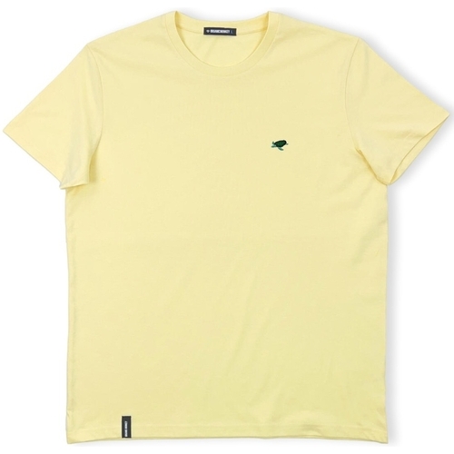 vaatteet Miehet T-paidat & Poolot Organic Monkey Ninja T-Shirt - Yellow Mango Keltainen