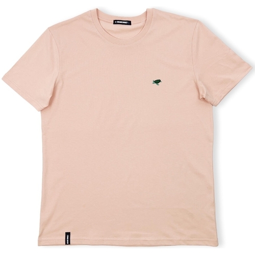 vaatteet Miehet T-paidat & Poolot Organic Monkey Ninja T-Shirt - Salmon Vaaleanpunainen