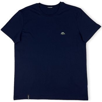 vaatteet Miehet T-paidat & Poolot Organic Monkey Summer Wheels T-Shirt - Navy Sininen