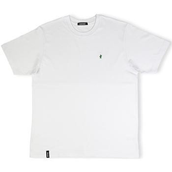 vaatteet Miehet T-paidat & Poolot Organic Monkey Spikey Lee T-Shirt - White Valkoinen