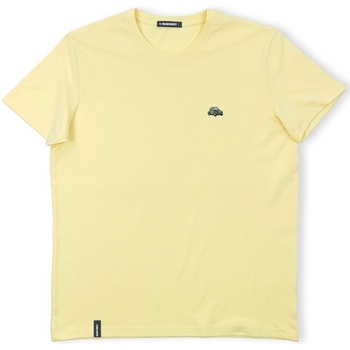 vaatteet Miehet T-paidat & Poolot Organic Monkey Summer Wheels T-Shirt - Yellow Mango Keltainen