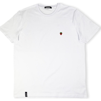 vaatteet Miehet T-paidat & Poolot Organic Monkey Strawberry T-Shirt - White Valkoinen