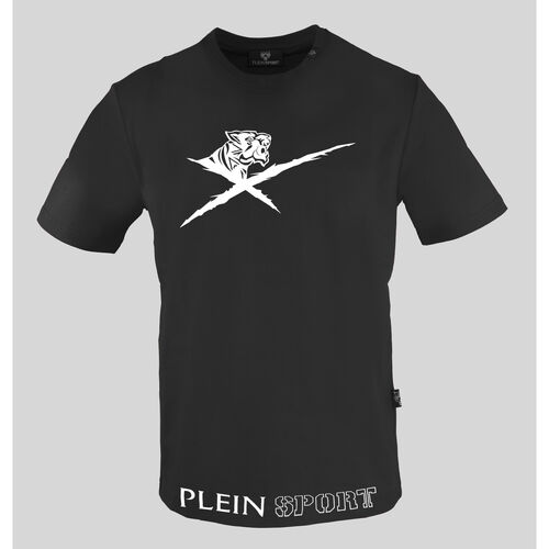 vaatteet Miehet Lyhythihainen t-paita Philipp Plein Sport - tips413 Musta