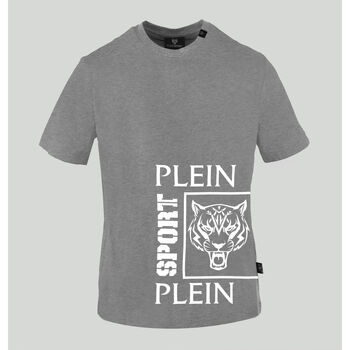vaatteet Miehet Lyhythihainen t-paita Philipp Plein Sport - tips406 Harmaa