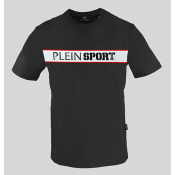 vaatteet Miehet Lyhythihainen t-paita Philipp Plein Sport - tips405 Musta