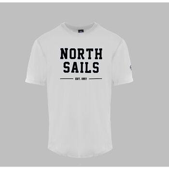 vaatteet Miehet Lyhythihainen t-paita North Sails - 9024060 Valkoinen