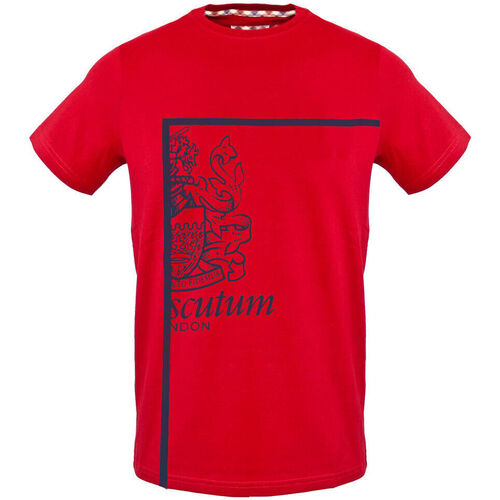 vaatteet Miehet Lyhythihainen t-paita Aquascutum - tsia127 Punainen