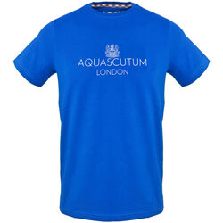 vaatteet Miehet Lyhythihainen t-paita Aquascutum - tsia126 Sininen