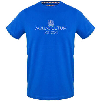 vaatteet Miehet Lyhythihainen t-paita Aquascutum - tsia126 Sininen
