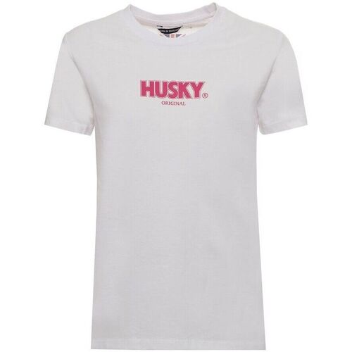 vaatteet Naiset Lyhythihainen t-paita Husky - hs23bedtc35co296-sophia Valkoinen
