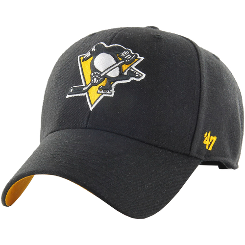 Asusteet / tarvikkeet Miehet Lippalakit '47 Brand NHL Pittsburgh Penguins Ballpark Cap Musta