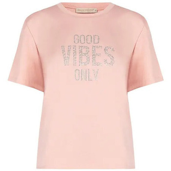 vaatteet Naiset Lyhythihainen t-paita Rinascimento CFC0119448003 Vaaleanpunainen