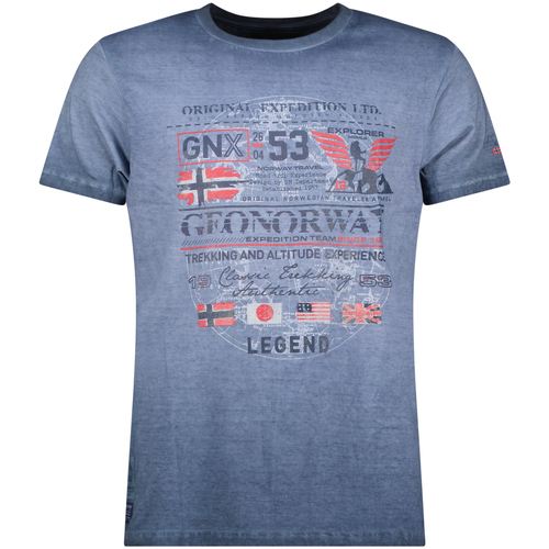 vaatteet Miehet Lyhythihainen t-paita Geo Norway SW1562HGNO-NAVY Sininen