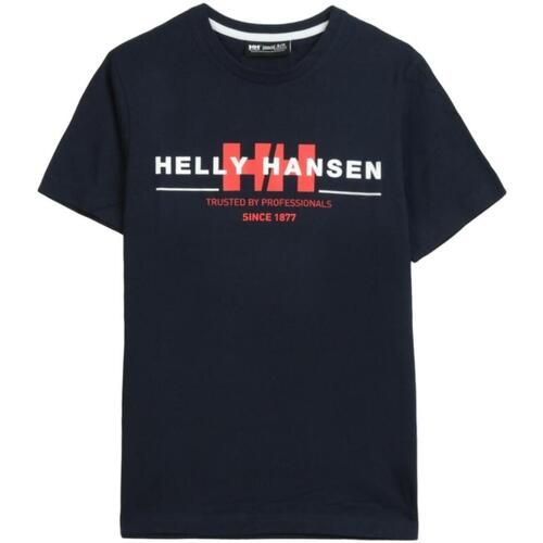 vaatteet Miehet Lyhythihainen t-paita Helly Hansen  Sininen