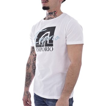 vaatteet Miehet Lyhythihainen t-paita Just Emporio JE-MILIM-01 Valkoinen