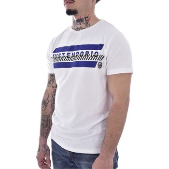 vaatteet Miehet Lyhythihainen t-paita Just Emporio JE-MELIM-01 Valkoinen