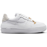 kengät Vaelluskengät Nike Air Force 1 Low PLT.AF.ORM White Metallic Gold Valkoinen