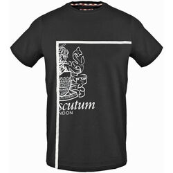 vaatteet Miehet Lyhythihainen t-paita Aquascutum - tsia127 Musta