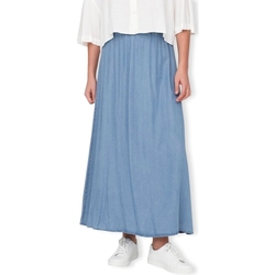 vaatteet Naiset Hame Only Pena Venedig Long Skirt - Medium Blue Denim Sininen