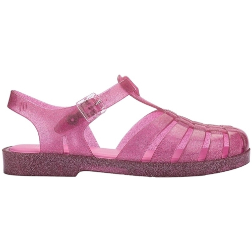 kengät Naiset Sandaalit ja avokkaat Melissa Possession Shiny Sandals - Glitter Pink Vaaleanpunainen