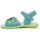 kengät Tytöt Sandaalit ja avokkaat Boletta BOLETA  - SANDALES CUIR ENFANT FILLE 7620 BLEU Sininen
