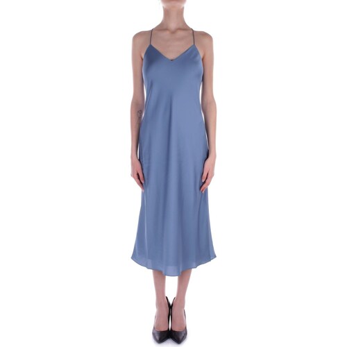vaatteet Naiset Pitkä mekko Ralph Lauren 200933406 Sininen