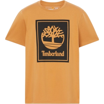 vaatteet Miehet Lyhythihainen t-paita Timberland 236630 Ruskea