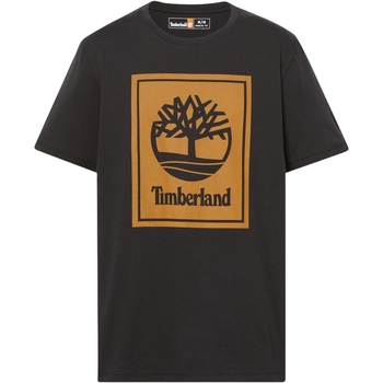 vaatteet Miehet Lyhythihainen t-paita Timberland 236625 Musta