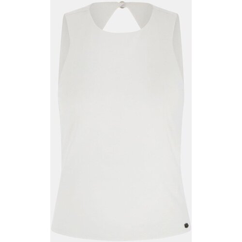 vaatteet Naiset T-paidat & Poolot Guess W4GP18 KC7M0 Valkoinen