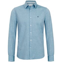 vaatteet Miehet Pitkähihainen paitapusero Calvin Klein Jeans J30J315663 Sininen