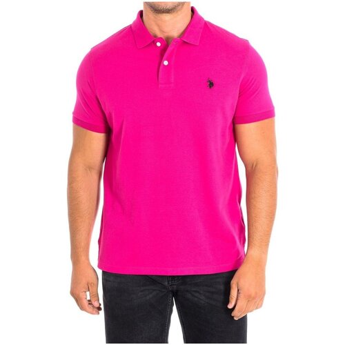 vaatteet Miehet T-paidat & Poolot U.S Polo Assn. 61423-357 Vaaleanpunainen