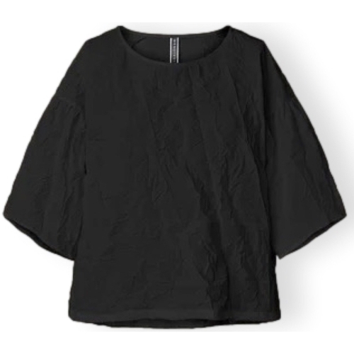 vaatteet Naiset Topit / Puserot Wendykei T-Shirt 221624 - Black Musta