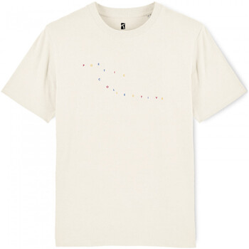 vaatteet Miehet T-paidat & Poolot Poetic Collective Color logo t-shirt Beige