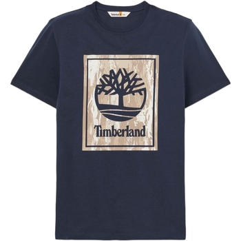 vaatteet Miehet Lyhythihainen t-paita Timberland 236615 Sininen