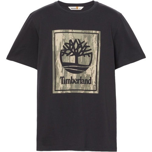 vaatteet Miehet Lyhythihainen t-paita Timberland 236620 Musta