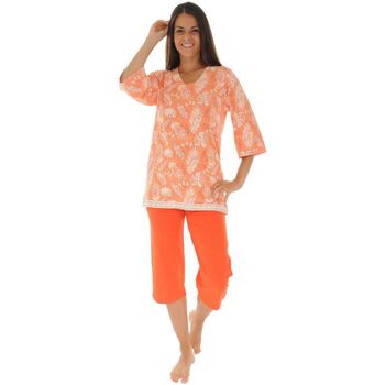 vaatteet Naiset pyjamat / yöpaidat Christian Cane GARRYA Oranssi