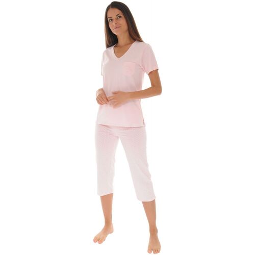 vaatteet Naiset pyjamat / yöpaidat Christian Cane GLYCINE Vaaleanpunainen