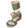 kengät Naiset Sandaalit ja avokkaat John Galliano A65970 Vihreä / Beige