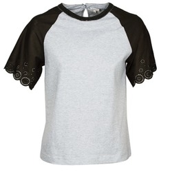vaatteet Naiset Lyhythihainen t-paita Manoush FANCY Harmaa / Musta
