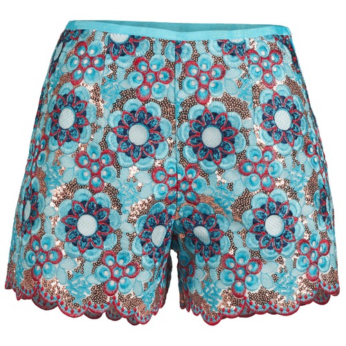 vaatteet Naiset Shortsit / Bermuda-shortsit Manoush FRESQUE Sininen