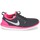 kengät Tytöt Matalavartiset tennarit Nike ROSHE TWO JUNIOR Musta / Vaaleanpunainen