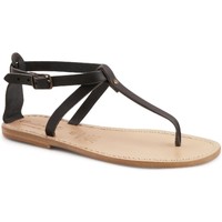 kengät Naiset Sandaalit ja avokkaat Gianluca - L'artigiano Del Cuoio 582 D NERO LGT-CUOIO Musta