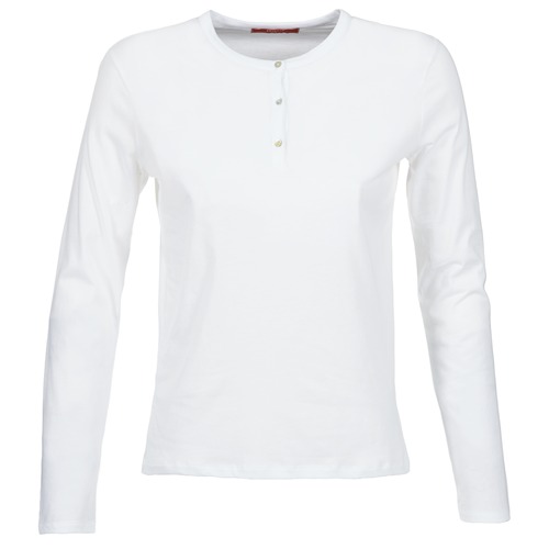 vaatteet Naiset T-paidat pitkillä hihoilla BOTD EBISCOL Valkoinen